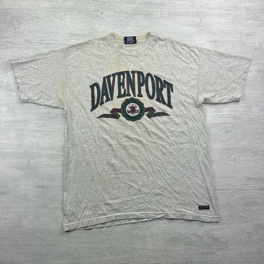 Vintage Davenport University Shirt Adult XL Gray JanSport Davenport Panthers 90s